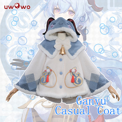 【Pre-sale】Uwowo Genshin Impact Fanart Ganyu Casual Coat Cozy Jacket Cospaly Costume - Uwowo Cosplay