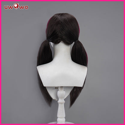 【Pre-sale】Uwowo Monster High Cosplay Wig Draculaura Wig Black and Pink Long Hair - Uwowo Cosplay