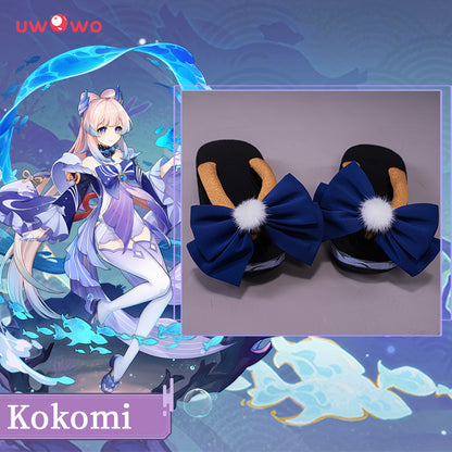Uwowo Game Genshin Impact Sangonomiya Kokomi Pearl of Wisdom Cosplay Shoes - Uwowo Cosplay