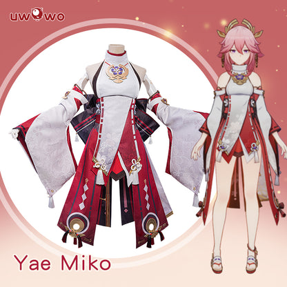 Uwowo Game Genshin Impact Inazuma Yae Miko Cosplay Costume - Uwowo Cosplay