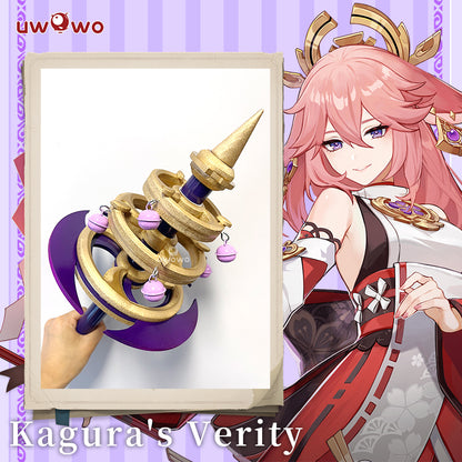 Uwowo Game Genshin Impact Yae Miko Cosplay Props Kagura's Verity Yae Miko Weapon - Uwowo Cosplay