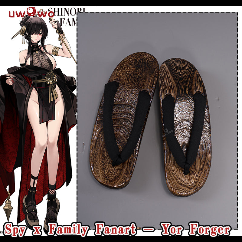 Uwowo×DISHWASHER1910 Anime Spy x Family Fanart: Yor Forger Shinobi Assassin Cosplay Shoes - Uwowo Cosplay