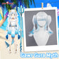 Uwowo Vtuber Gawr Gura Wig Myth New Party Outifit Dress Cosplay Blue and White Wig - Uwowo Cosplay