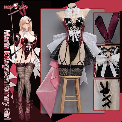 Uwowo×DISHWASHER1910: Marin Kitagawa Bunny Suit My Dress-Up Darling Fanart Cosplay Costume - Uwowo Cosplay