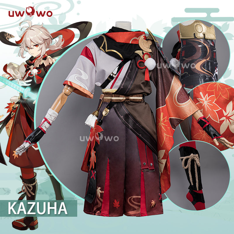 【Pre-sale】Uwowo Genshin Impact Kaedehara Kazuha Inazuma Anemo Male Cosplay Costumes - Uwowo Cosplay