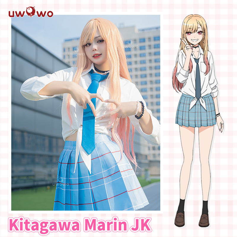 Uwowo Anime My Dress Up Darling Kitagawa Marin Cosplay Costume JK School Uniform - Uwowo Cosplay