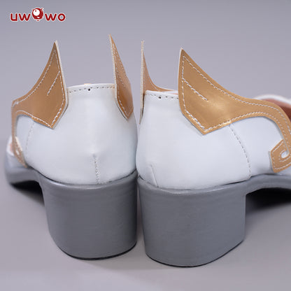 Uwowo Game Genshin Impact Cosplay Ganyu Plenilune Gaze Cosplay Shoes - Uwowo Cosplay