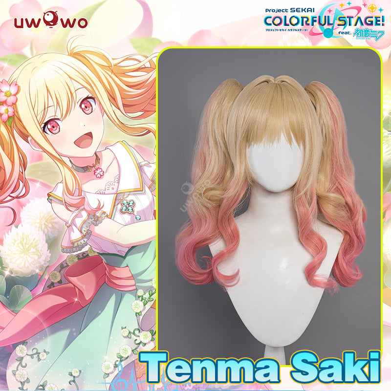 Uwowo Project Sekai Colorful Stage! feat. Cosplay Tenma Saki Cosplay Wig With Ponytail - Uwowo Cosplay