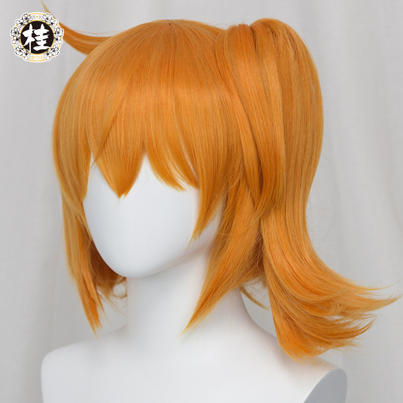 UWOWO FGO Fujimaru Ritsuka 4 Anniversary Cosplay Wig 30CM Orange Short hair - Uwowo Cosplay