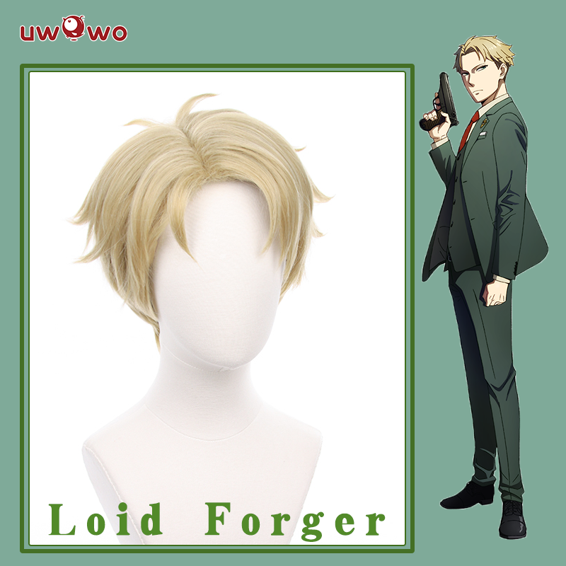 【Pre-sale】Uwowo Anime Spy x Family Cosplay Loid Forger Cosplay Costume Wig 30cm Linen Short Hair - Uwowo Cosplay