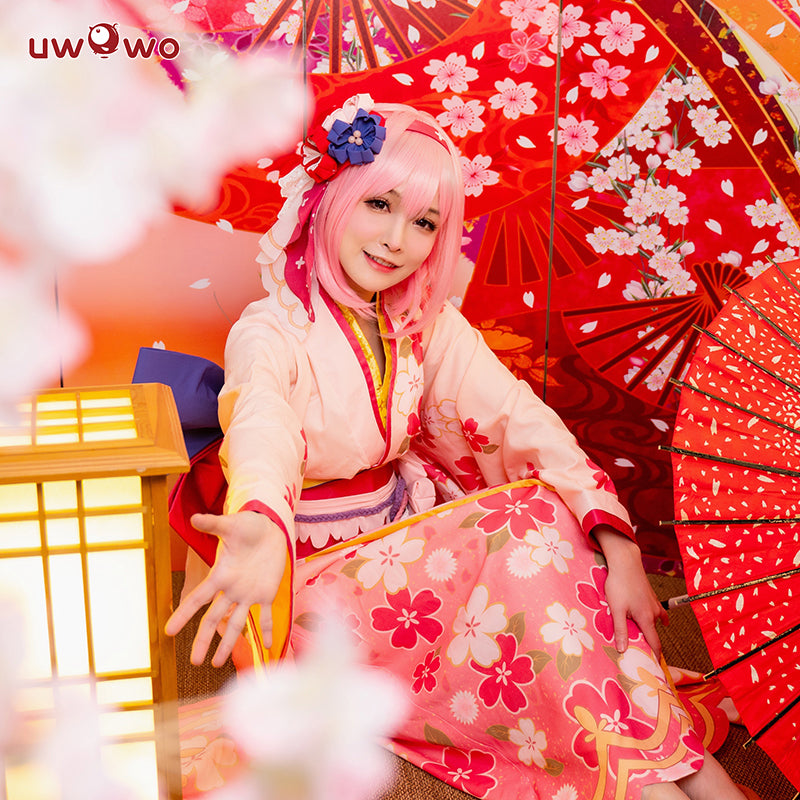 【Clearance Sale】Uwowo Game Princess Connect! Re:Dive Kusano Yui New year Ver. Cosplay Costume Cute Kimono Dress - Uwowo Cosplay