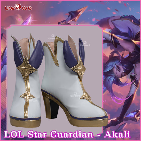 Uwowo League of Legends/LOL Costume Shoes Star Guardian Akali SG Akali Cosplay Shoes