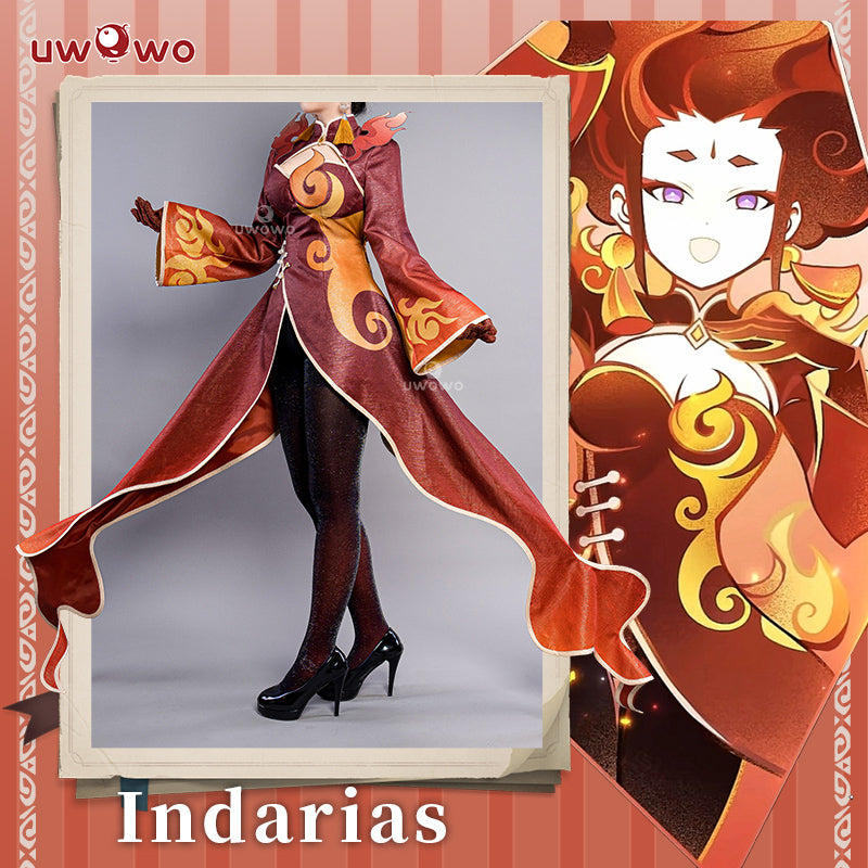 【In-Stock】Uwowo Genshin Impact: Indarias Pyro Yakshas Liyue Female Cosplay Costume - Uwowo Cosplay