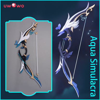 Uwowo Genshin Impact Weapons Yelan Weapon Aqua Simulacra Bow Arrow Yelan Props - Uwowo Cosplay