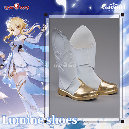 Uwowo Genshin Impact Shoes Lumine Traveler Female Cosplay Shoes Lumine Shoes - Uwowo Cosplay