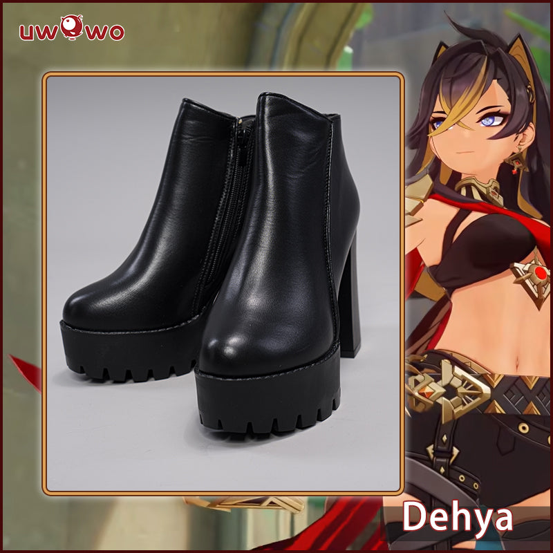 Uwowo Genshin Impact Cosplay Shoes Dehya Cosplay Shoes Sumeru Pyro Claymore Female Shoes - Uwowo Cosplay
