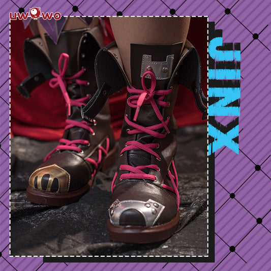 Uwowo Game League of Legends Cosplay LOL Cos Jinx Cosplay Shoes LOL Arcane Young Ver Jinx Shoes - Uwowo Cosplay