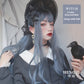 Hengji Lolita Wig Witch Grey and Blue 71cm long curly hair Synthetic Heat Resistant Fiber - Uwowo Cosplay