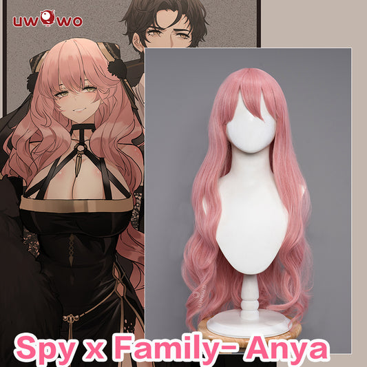 Uwowo Anime Spy x Family Wig Fanart: Anya Adult Cosplay Anya Wig Long Hair - Uwowo Cosplay