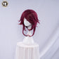 Uwowo Game Genshin Impact Rosaria Cosplay Wig 35cm Red wine Short Hair - Uwowo Cosplay