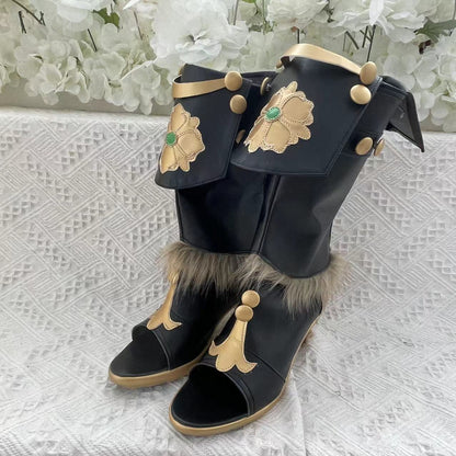 Uwowo Genshin Impact Sumeru Dendro Avidya Forest Ranger Trainee Cosplay Shoes Collei Boots Customized Shoes - Uwowo Cosplay