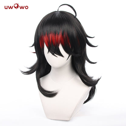 【Pre-sale】Uwowo Vtuber NIJISANJI Cosplay Wig Vtuber Vox Wig Vox Akuma Cosplay Wig - Uwowo Cosplay