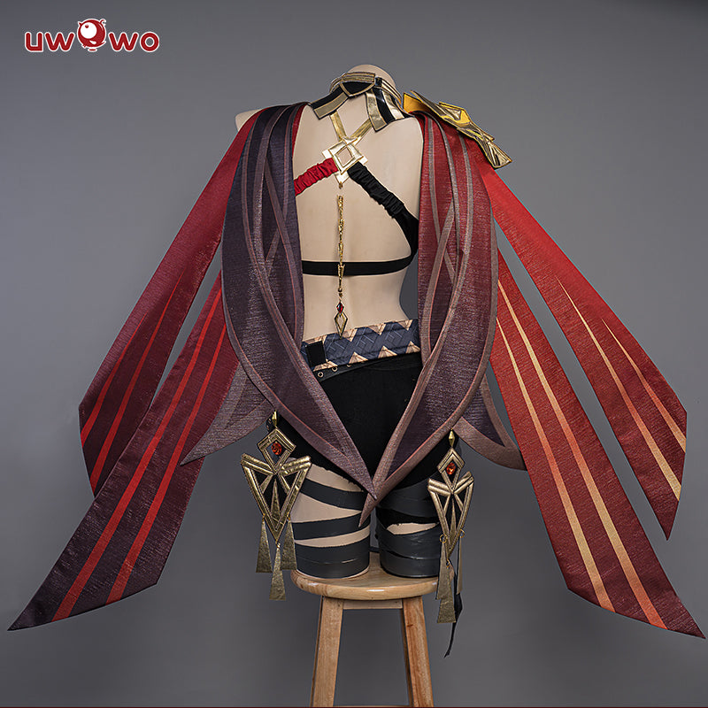 【Pre-sale】Uwowo Genshin Impact Cosplay Dehya Cospaly Sumeru Pyro Claymore Flame Mane Female Cosplay Costume - Uwowo Cosplay
