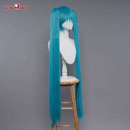 【Pre-sale】Uwowo Vocaloid Hatsune Miku 2022 Racing Ver Cosplay Wig Hatsune Miku Wig Blue Long Hair - Uwowo Cosplay