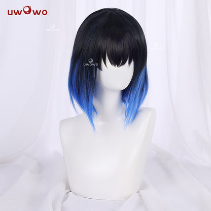【Pre-sale】Uwowo New Version Demon Slayer: Kimetsu no Yaiba Hashibira Inosuke Cosplay Wig 30cm Short Hair - Uwowo Cosplay