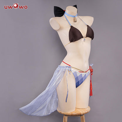 【Pre-sale】Exclusive Authorization Uwowo Genshin Impact Swimsuit Fanart Ganyu Swimsuit Cosplay Costume - Uwowo Cosplay