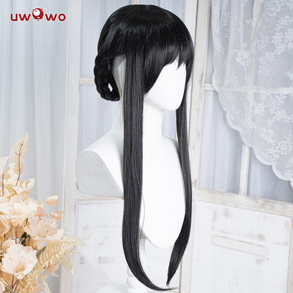 Uwowo Anime Spy x Family: Yor Forger Thorn Princess Wig Assassin Cosplay 68cm Long Black Wig - Uwowo Cosplay