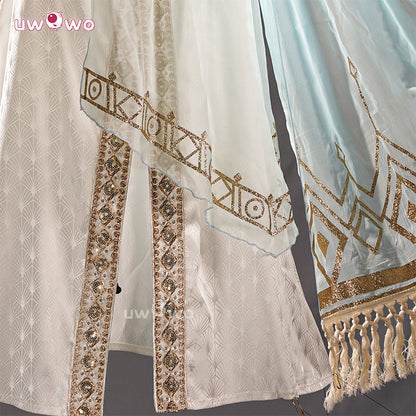 Uwowo Collab Series Game Identity V Seer Eli Clark Cosplay Costume White Suit Fancy Party Outfits