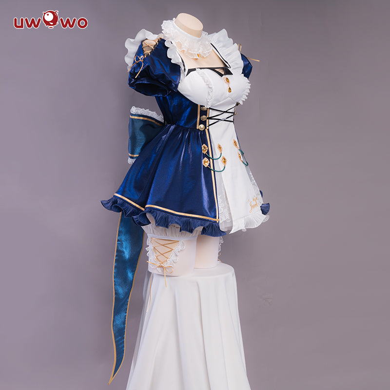 【In Stock】Exclusive Authorization Uwowo Game Genshin Impact Fanart Jean Maid Ver Cosplay Costume - Uwowo Cosplay
