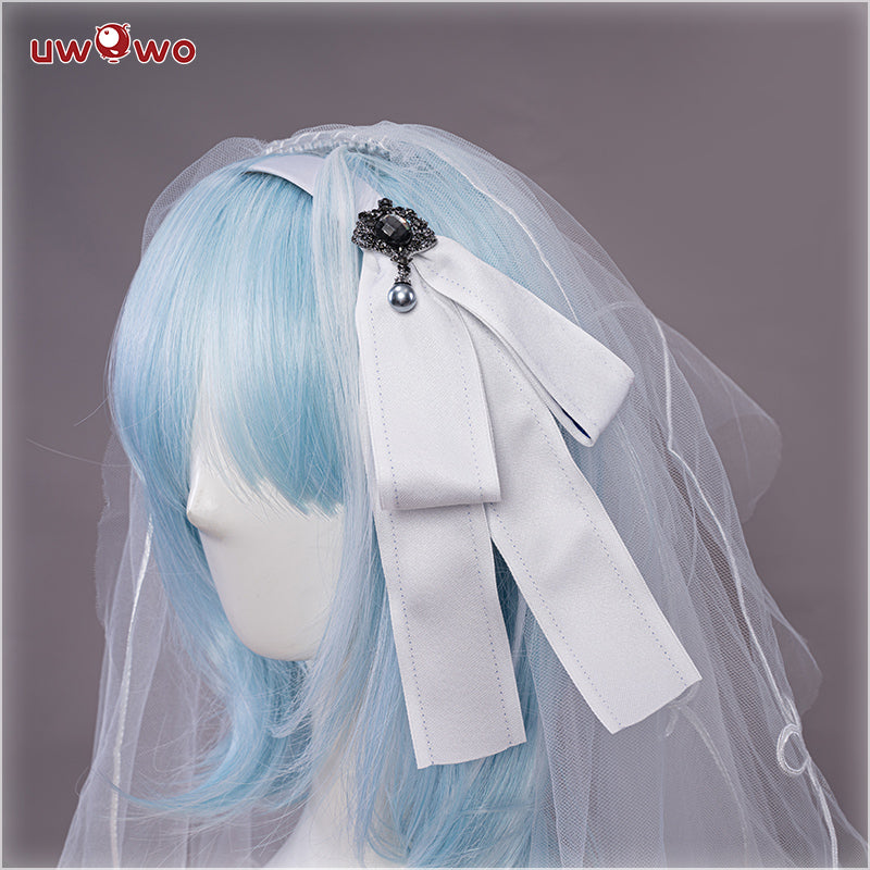 【In Stock】Exclusive Authorization Uwowo X Ailish: Genshin Impact Fanart Bride Ver. Eula Cosplay Costume - Uwowo Cosplay