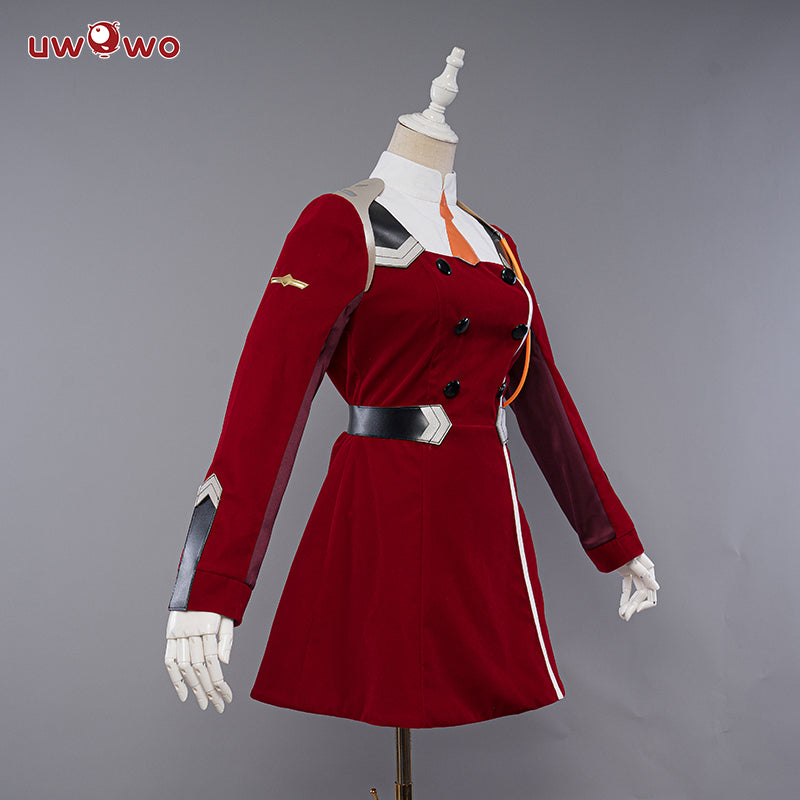 Uwowo Anime DARLING in the FRANXX: 002 Zero Two Uniform Cosplay Costume - Uwowo Cosplay