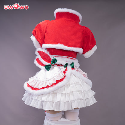 【In-Stock】Uwowo Game Re:Zero Lost in Memories Rem Christmas Ver. Cosplay Costume - Uwowo Cosplay