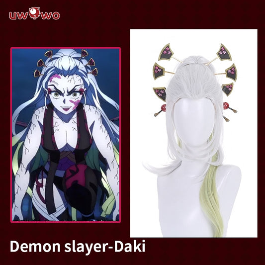 Uwowo Anime Demon Slayer: Kimetsu no Yaiba Daki Wig Daki Cosplay Long Hair - Uwowo Cosplay
