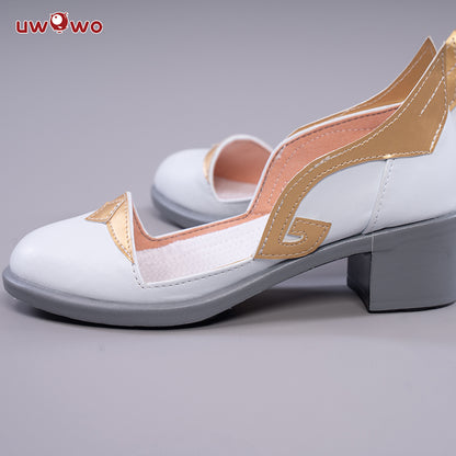 Uwowo Game Genshin Impact Cosplay Ganyu Plenilune Gaze Cosplay Shoes - Uwowo Cosplay