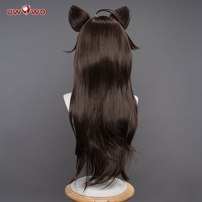 【Pre-sale】Uwowo Genshin Impact Cosplay Wig Dehya Cospaly Wig With Ears Long Coaply Hair - Uwowo Cosplay