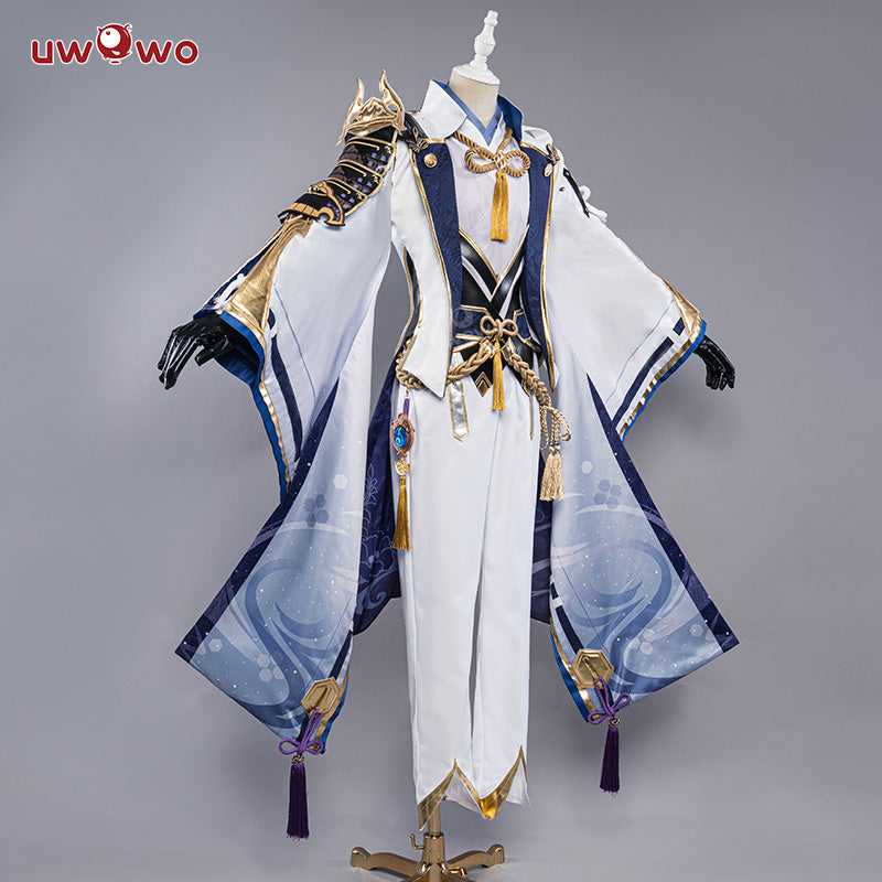 【In Stock】Uwowo Genshin Impact Kamisato Ayato Male Cosplay Inazuma Costume - Uwowo Cosplay