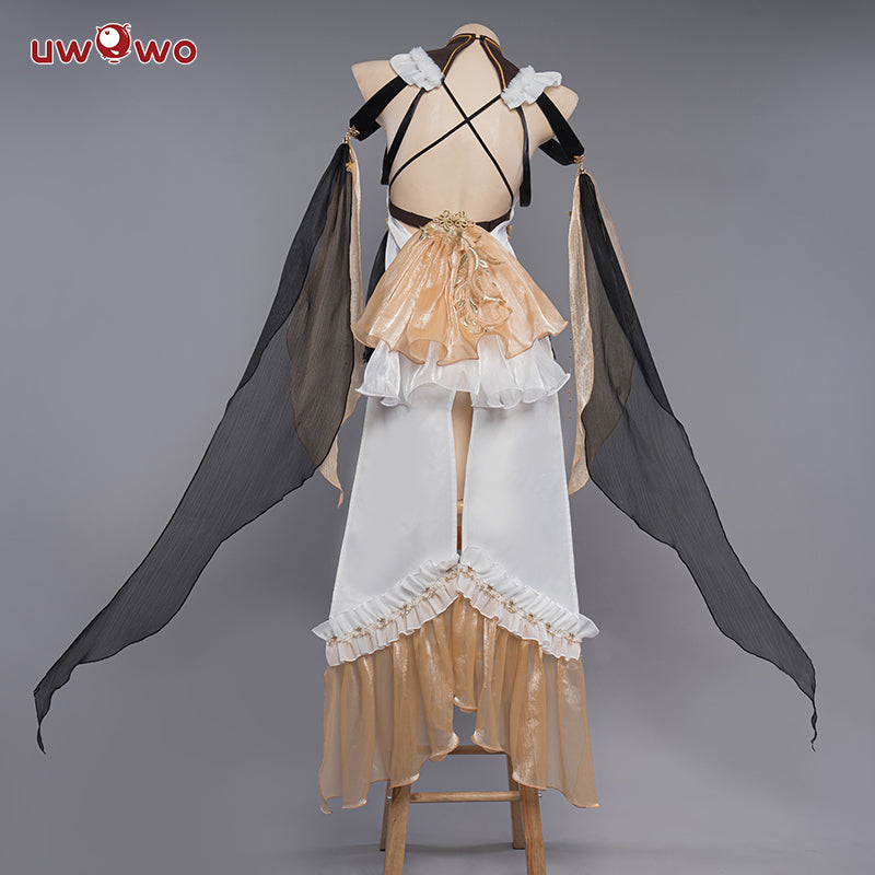 【In Stock】Uwowo Genshin Impact Fanart Ningguang Maid Dress Cosplay Costume - Uwowo Cosplay
