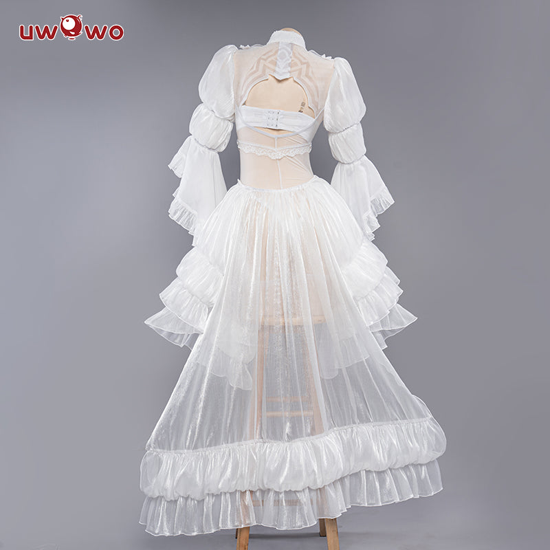 【In Stock】Uwowo Nier: Automata 2B White Wedding Dress Bride Cosplay Costume - Uwowo Cosplay