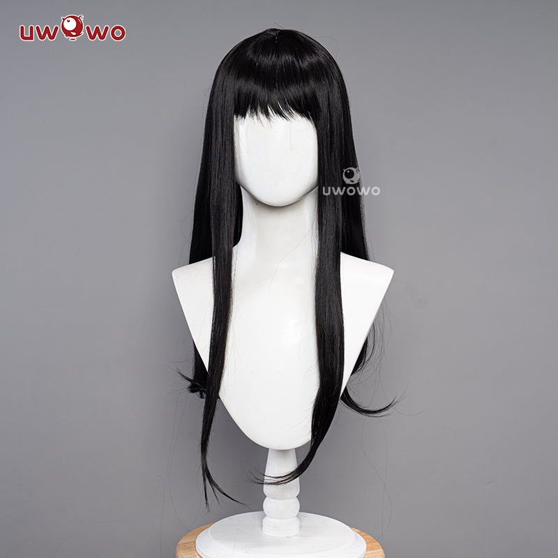 Uwowo Mange Anime Cosplay Chainsaw Man Cosplay Wig Mitaka Asa Wig Long Black Hair - Uwowo Cosplay