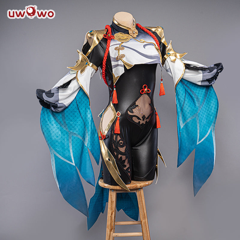 【Pre-sale】Uwowo Game Genshin Impact Liyue Cryo Shenhe Cosplay Costume - Uwowo Cosplay