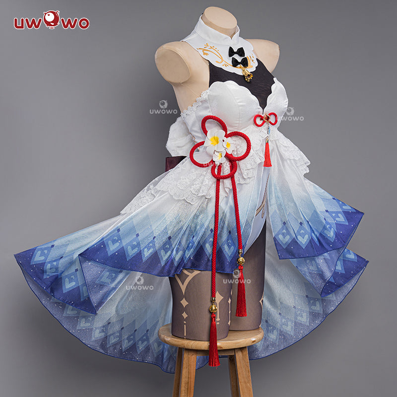 【In Stock】Exclusive Uwowo Genshin Impact Fanart Ganyu Bunny Suit Cute Cosplay Costume