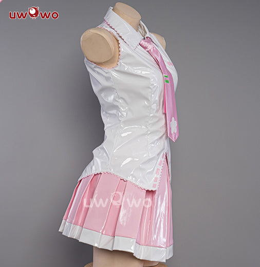 Uwowo Vocaloid Sakura Hatsune Miku Classic Pink Dress Cosplay
