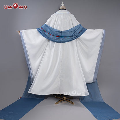 [Last Batch] 【In Stock】Uwowo Genshin Impact Fanart Shenhe Chinese Hanfu Traditional Clothing Liyue Cosplay Costume