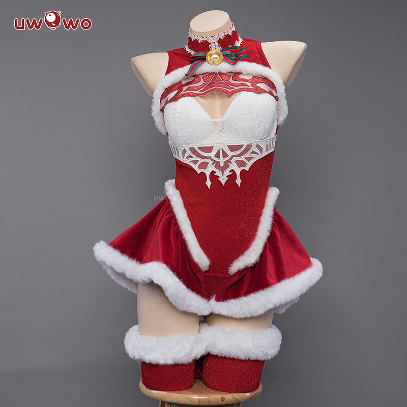 Uwowo Nier: Automata 2B Red Holiday Christmas Cosplay Costume - Uwowo Cosplay