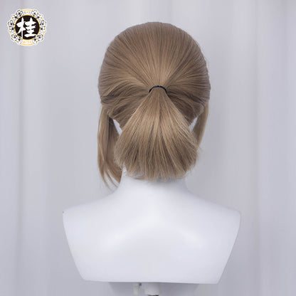 【Pre-sale】The Combat Maid Series ♠ Spade Cosplay Wig 35cm Light gray brown Hair - Uwowo Cosplay