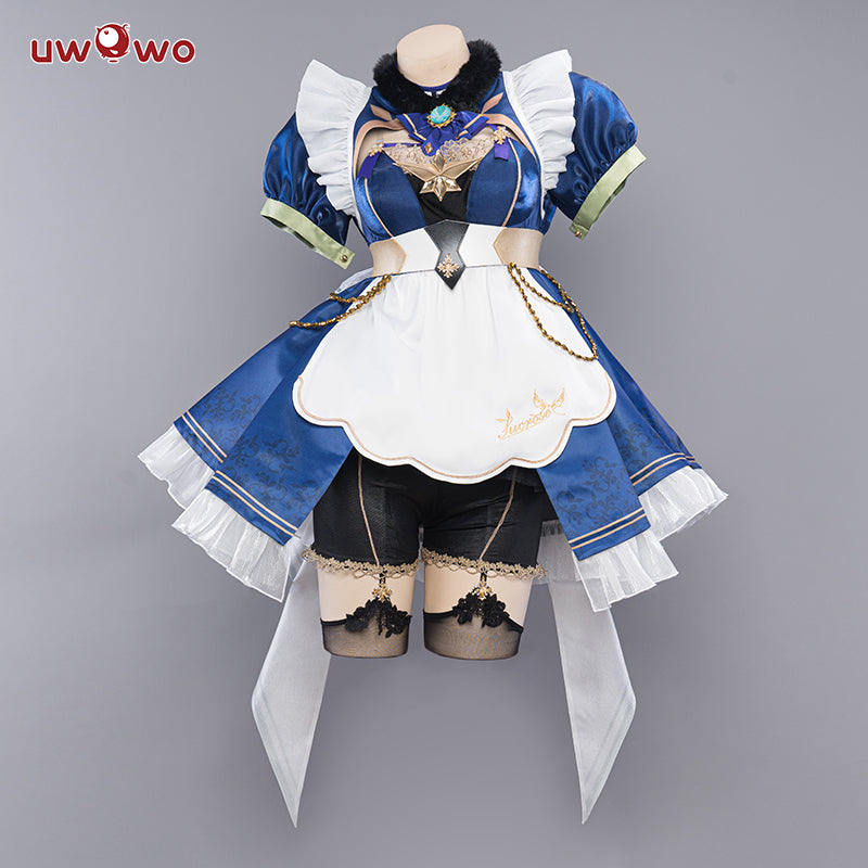 【In Stock】Uwowo Genshin Impact Fanart Sucrose Maid Dress Cosplay Costume - Uwowo Cosplay